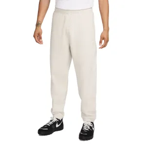 SOLO SWOOSH FLEECE PANTS LIGHT BONE