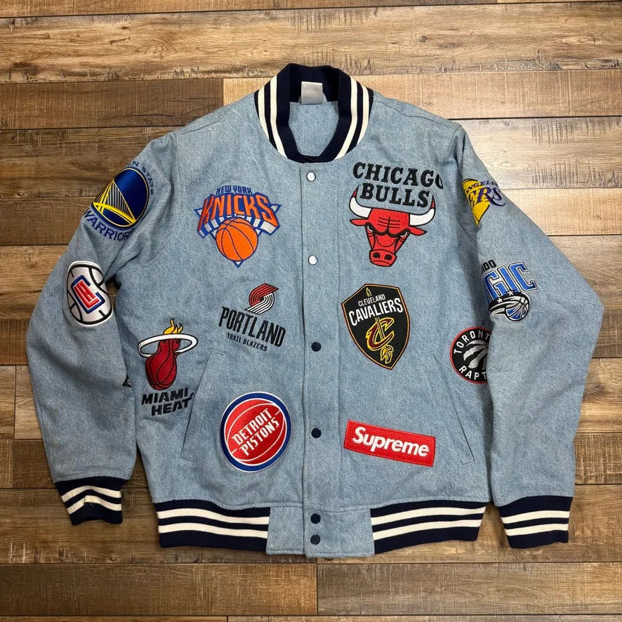 Supreme Nike/NBA Teams Warm-Up Jacket Denim