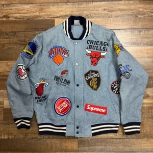 Supreme Nike/NBA Teams Warm-Up Jacket Denim