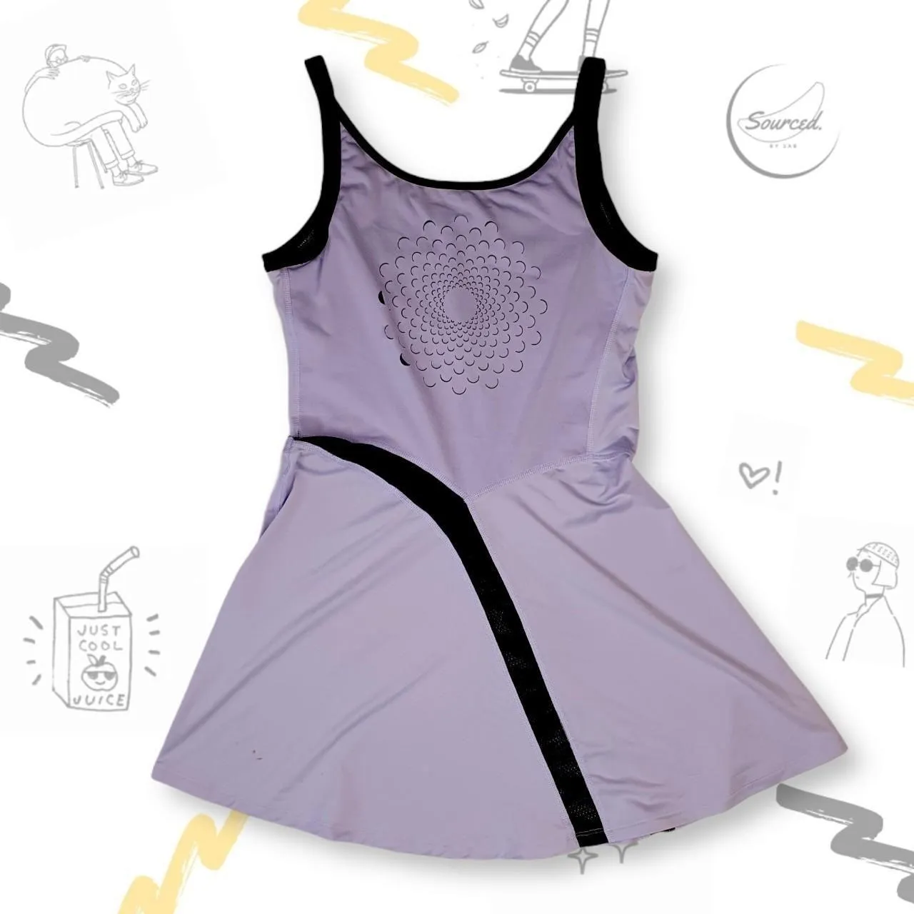 Vintage 00s Nike Court Tennis Dress Dri-Fit Technology (S)