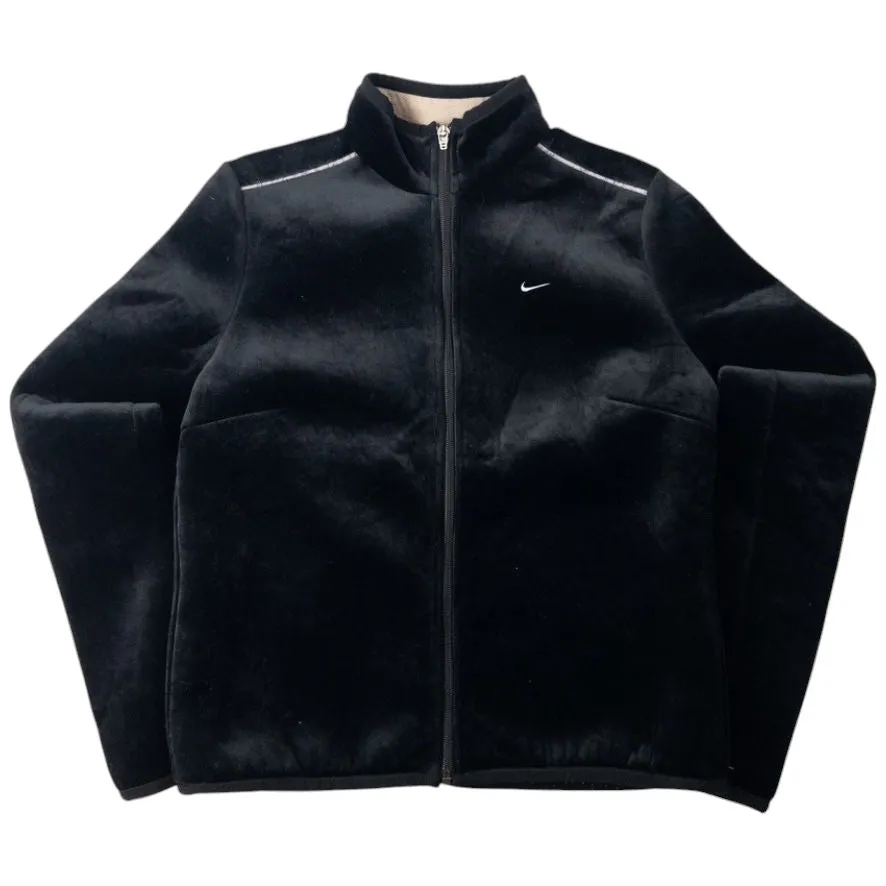 Vintage Nike Therma Fit Padded Velour Jacket Womens Size S