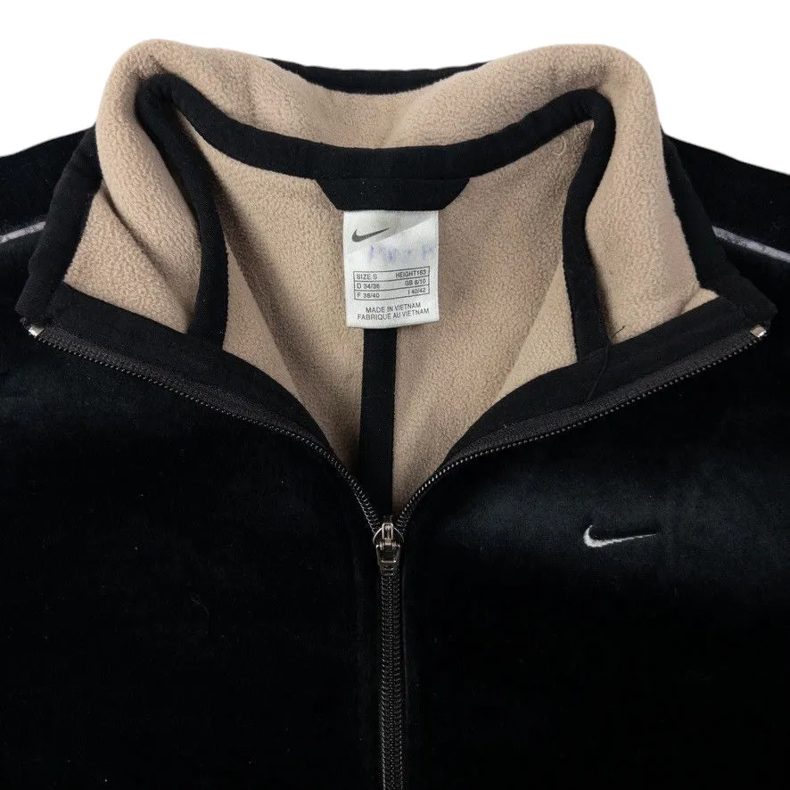 Vintage Nike Therma Fit Padded Velour Jacket Womens Size S