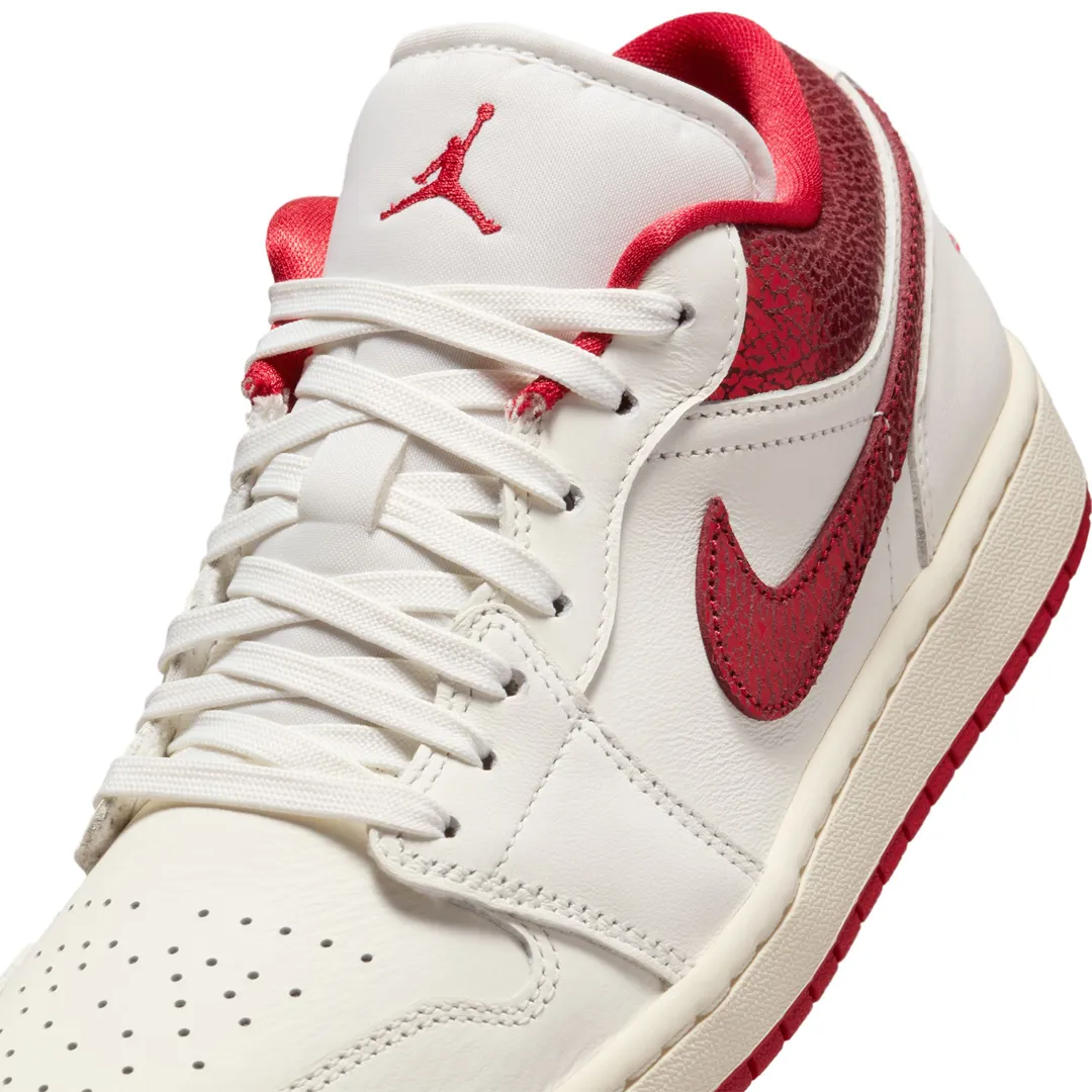 WOMEN'S AIR JORDAN 1 LOW SE SAIL/VARSITY RED