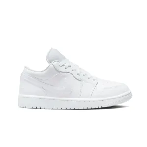 WOMEN'S AIR JORDAN 1 LOW TRIPLE WHITE