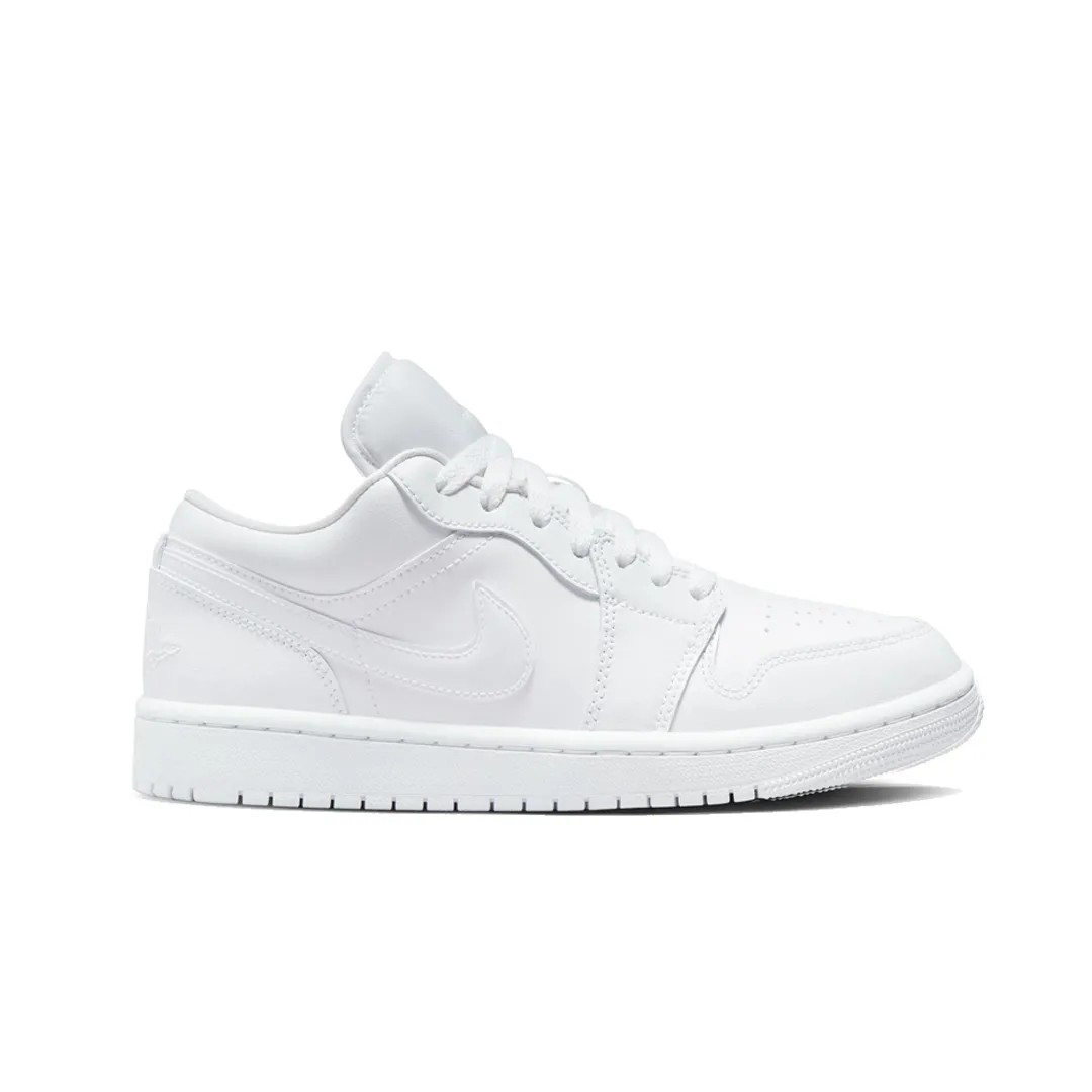 WOMEN'S AIR JORDAN 1 LOW TRIPLE WHITE