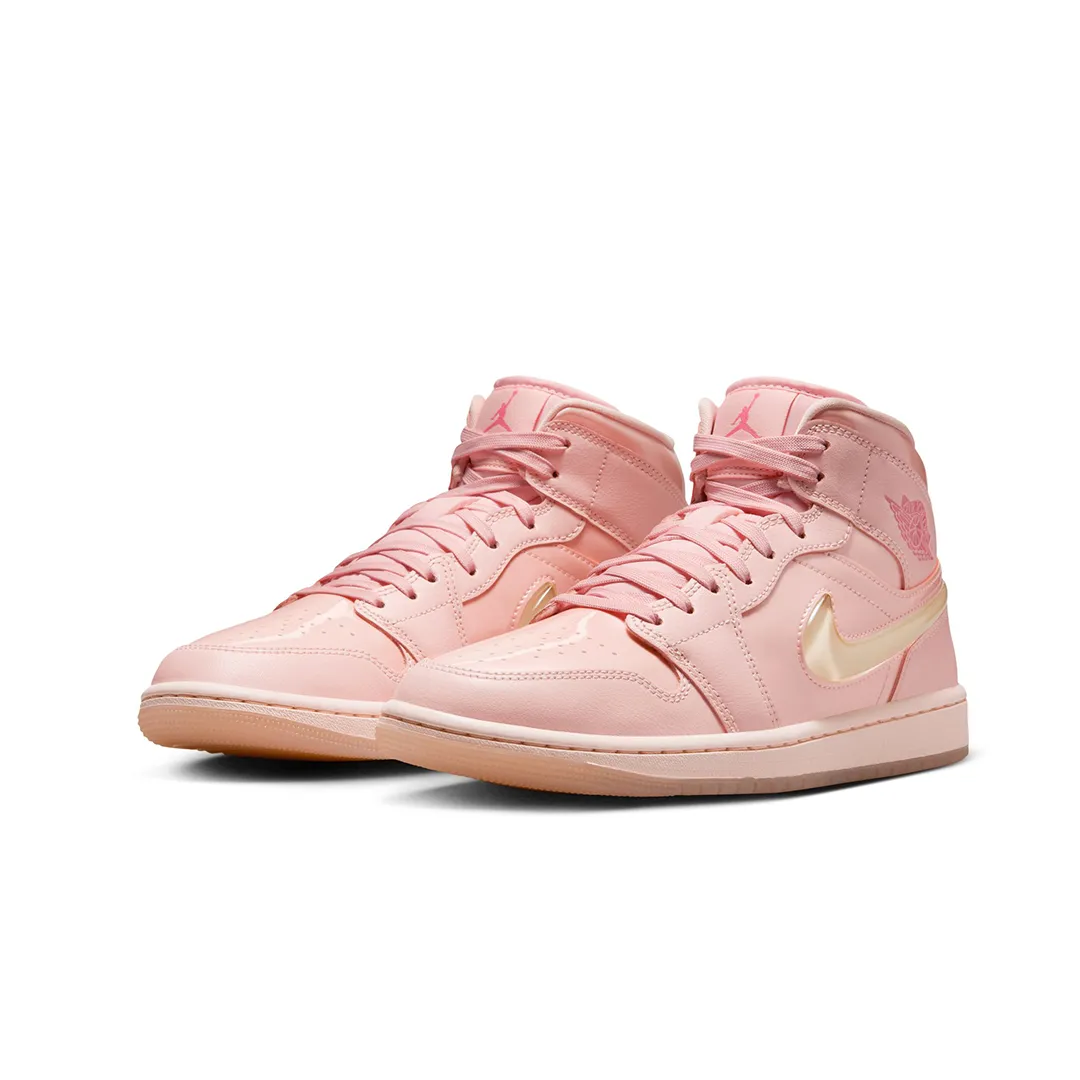 WOMEN'S AIR JORDAN 1 MID SE PATENT VALENTINE'S DAY