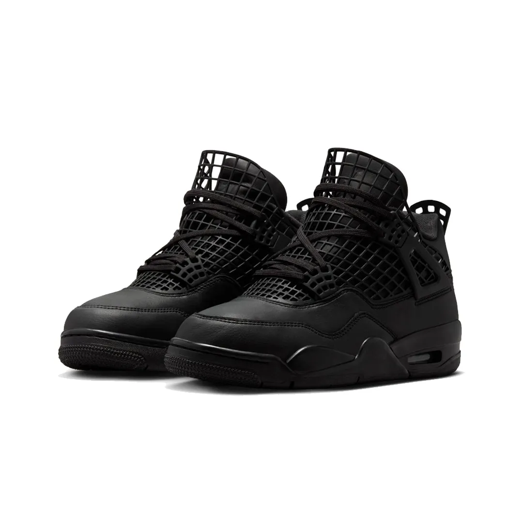 WOMEN'S AIR JORDAN 4 NET BLACK